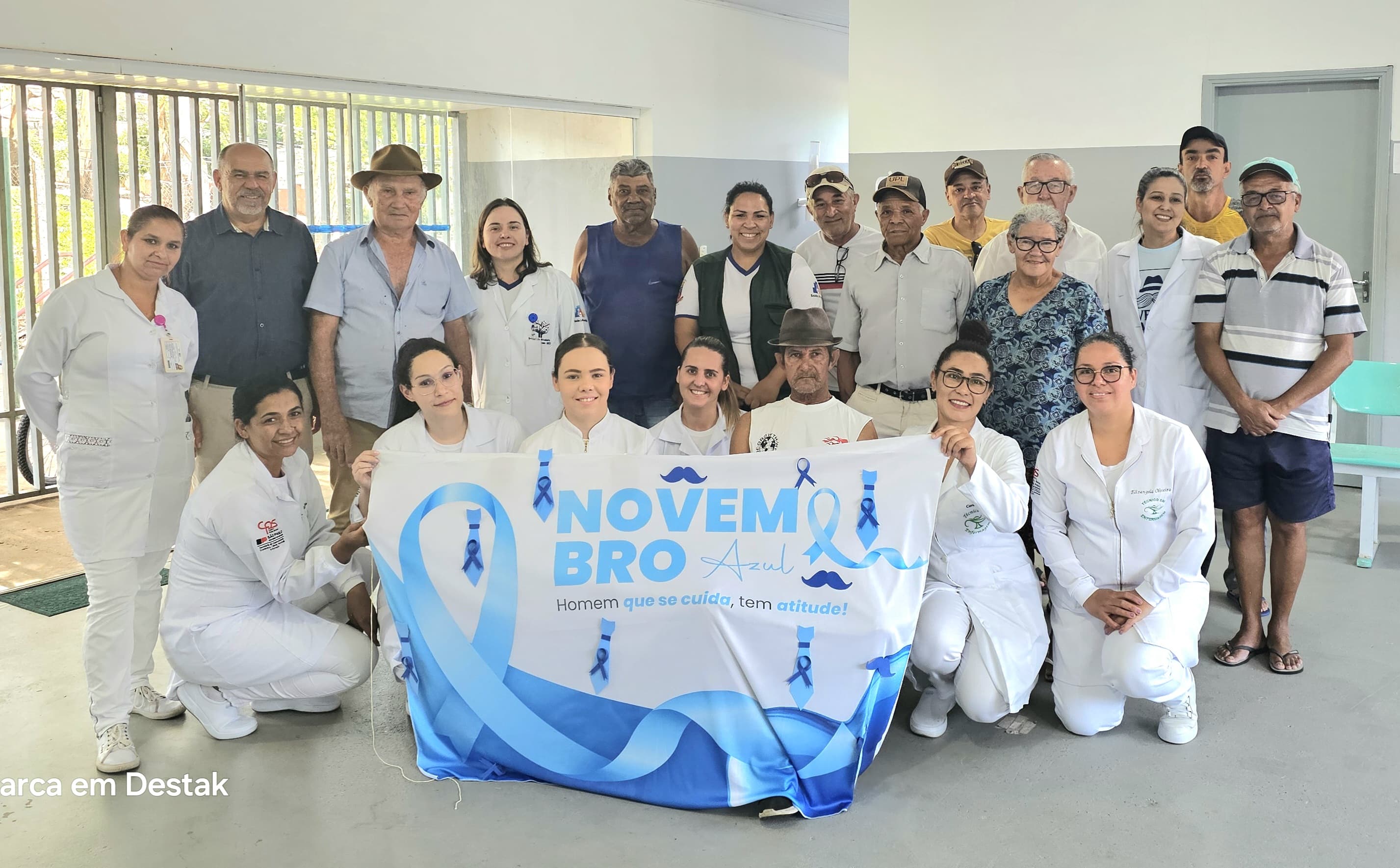 Novembro Azul movimenta a Unidade de Saúde Eucaliptos e mais 13 Unidades de Saúde em Garça.